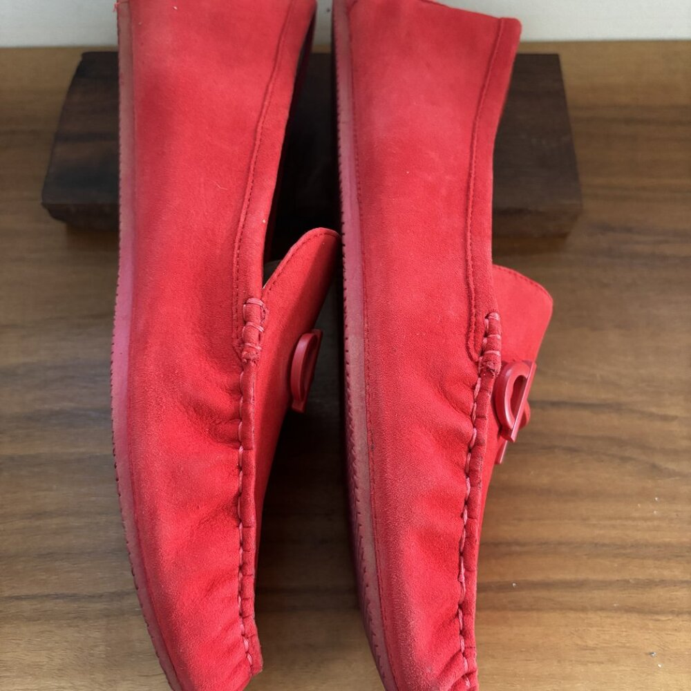Cole Haan Tully Driver Loafer, True Red (like new, with box) - Picture 3 of 6